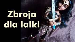 Jak zrobić zbroję dla lalki- z papieru i kleju -tutorial krok po kroku