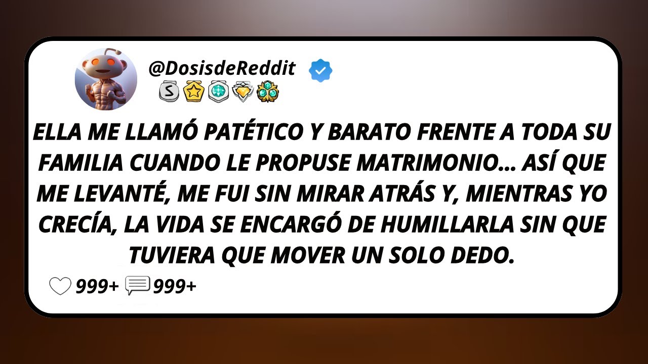 Ella Me Llamó Patético Y Barato Frente A Toda Su Familia Cuando Le Propuse Matrimonio…