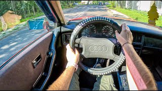1988 Audi 80 B3 [1.8 75HP] |0-100| POV Test Drive #1821 Joe Black