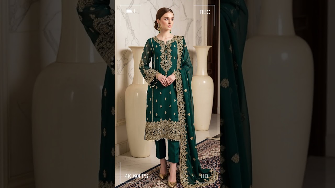 Luxury Pakistani Formal Wear Collection | Velvet, Organza & Silk Suits 2025 