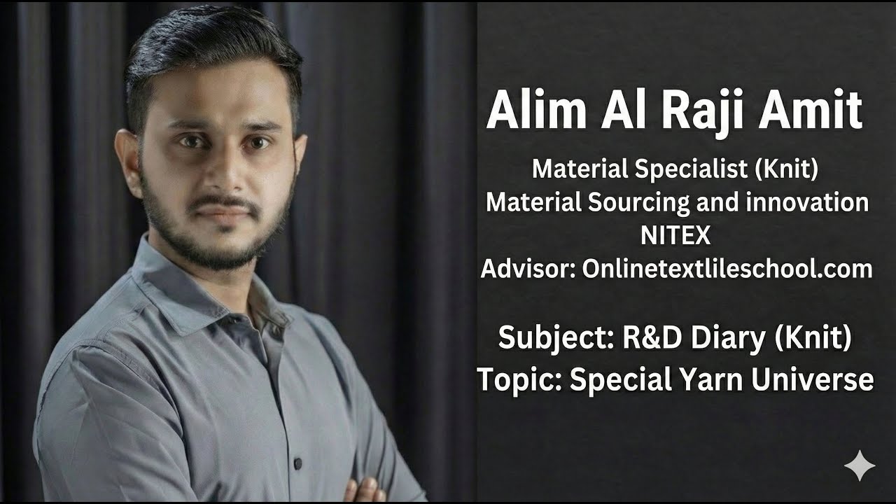 R&D Diary Knit  Episode 3 Special Yarn Universe English Version Part 2