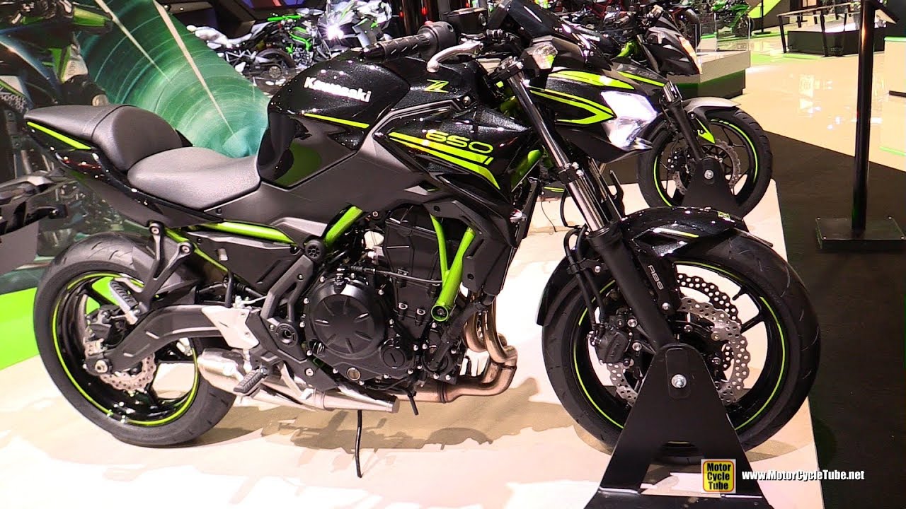 2020 Kawasaki Z650 - Walkaround - 2019 EICMA Milan - YouTube