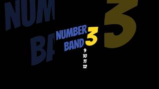 number band part 3! #band #number