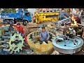 Most Incredible Manufacturing Top Works in Factory Largest Wheels &amp; Jaw Hammer