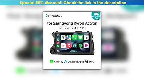 Unboxing Android 14.0 Car Multimedia Player CarPlay 4G WiFi GPS Navigation Bluetooth RDS Car Radio•