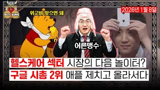 헬스케어 섹터 시장의 다음 놀이터?ㅣ구글 시총 2위 애플 제치고 올라서다