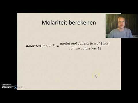 Molariteit berekenen