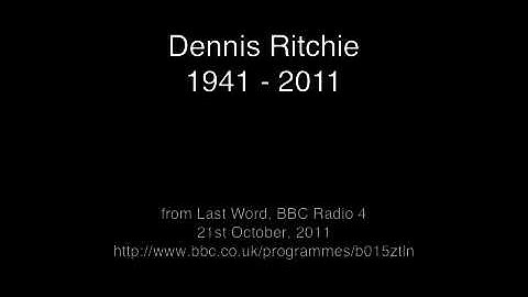 Tribute to Dennis Ritchie, from BBC Radio 4