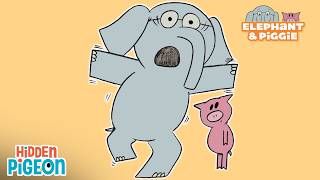 We Are In A Book! 📖✨ Elephant & Piggie Kids Read-aloud | Hidden Pigeon Channel