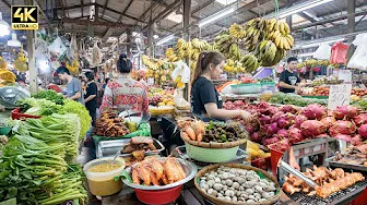 Inside Phnom Penh’s Local Market 🦐 | Daily Life & Cambodian Food Tour