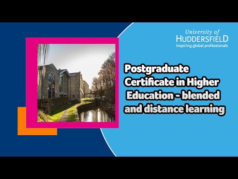 Postgraduate Certificate in Higher Education - blended and distance learning