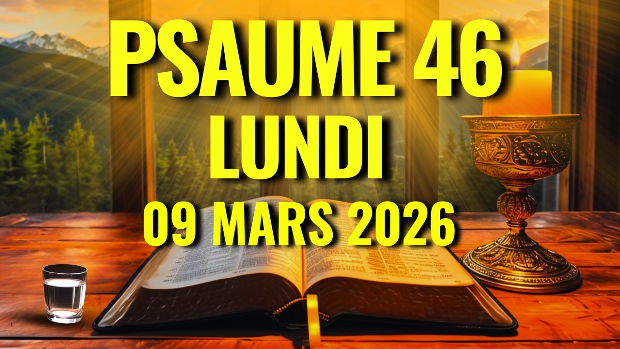PRIÈRE DU MATIN — Lundi 09 Mars 2026 — Psaume 46 Pour la Protection, la Délivrance et la Victoire
