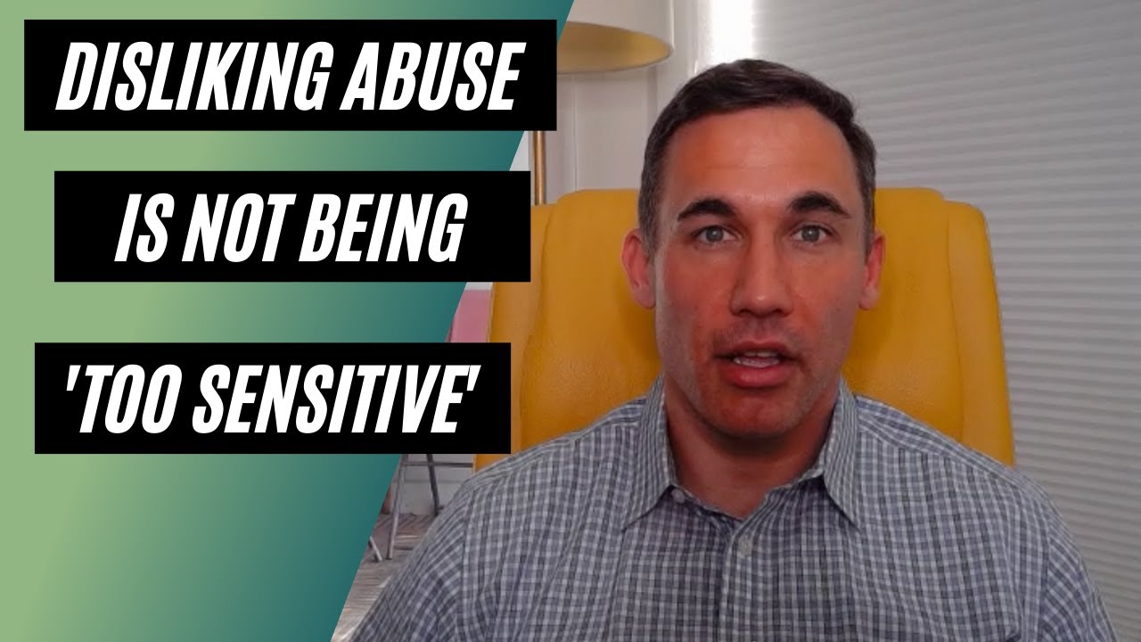 Why a narcissist says you're 'too sensitive' - YouTube