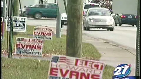 Jerry Combs. drunk . stealing campaign signs.