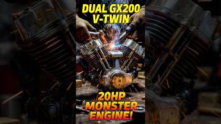 400cc V-Twin from 2 GX200 Engines – 20HP Monster Build!