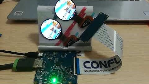 Confu HDMI to MIPI DSI driver board 1.39 inch circular round  dual Raspberry Pi displays China