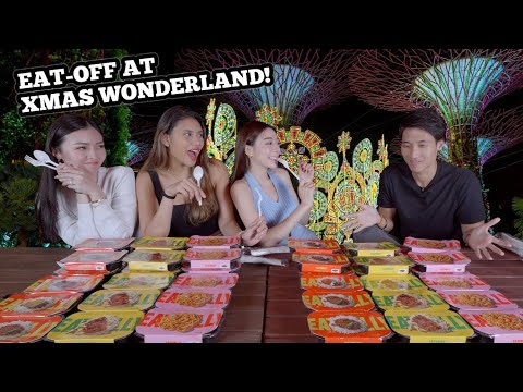 Eating My Way Through Christmas Wonderland Singapore!   Eating Against 3 Ladies at Xmas Wonderland!