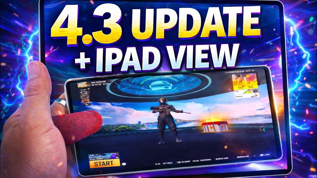 Finally! PUBG Mobile 4.3 iPad View Enable in Mobile | Easy Method - YouTube