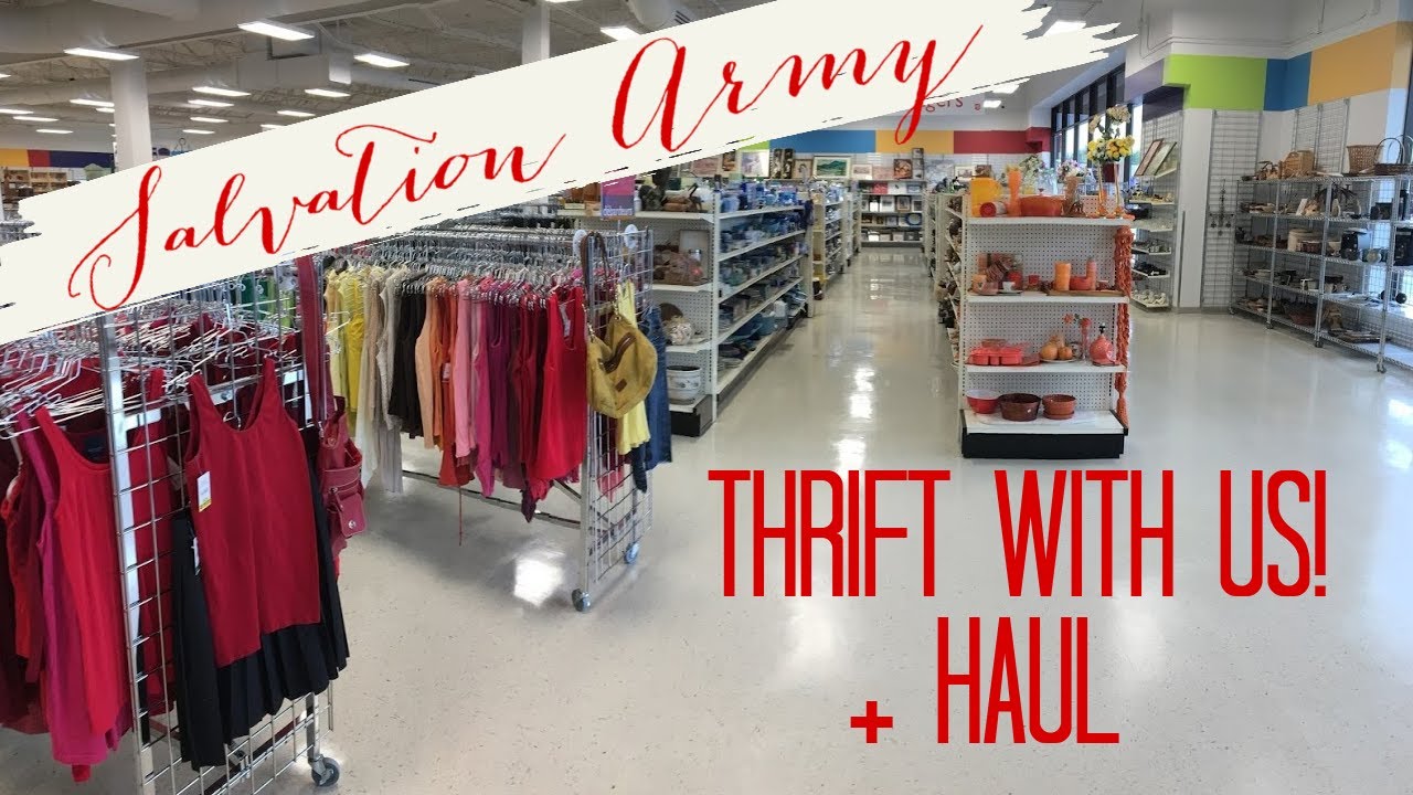 Salvation Army Thrift with Me + Thrift Haul of Vintage Home Decor