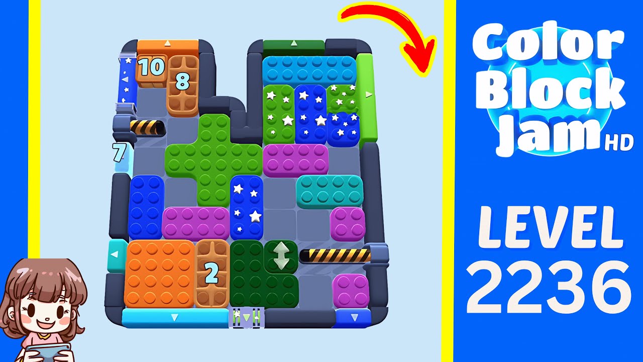Color Block Jam Level 1329 (2236) Solution Walkthrough - YouTube