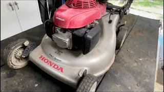 Honda GCV160 Push Mower Service/ Maintenance