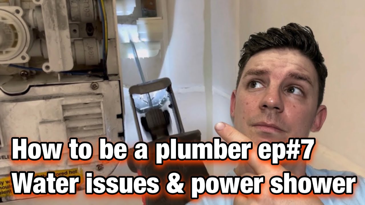How to be a plumber EP7 low water pressure & power shower YouTube