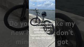 Do you guys like my new helmet? #subscribe#helmet#palmbeach#bike#bicycle