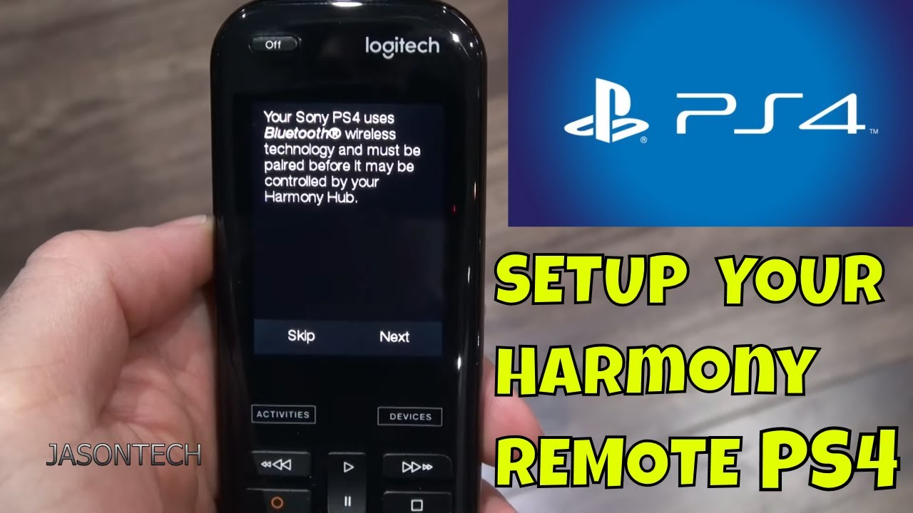 How To Program your Harmony Remote to your PlayStation - YouTube