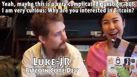 Luke Dashjr Rare Interview /w Japanese Reporter - "A complicated question" 😂