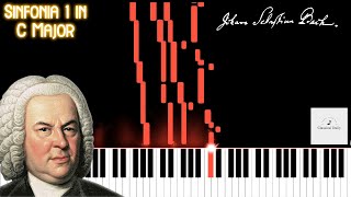 J.S Bach - Sinfonia 1 in C Major, BWV 787 | Piano Tutorial