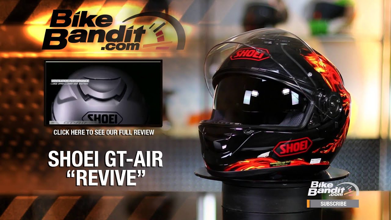 Shoei GT-Air Revive TC-1 Helmet at BikeBandit.com - YouTube
