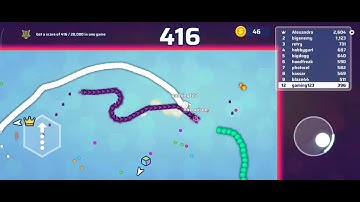I Play snake io and killed snakes 🤗 ||