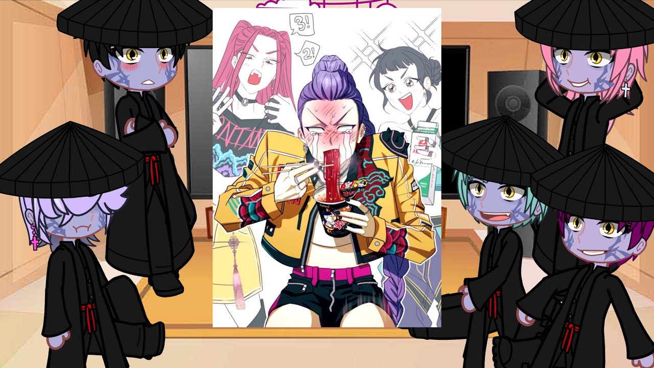 Saja React To Huntrix 🎆||Kpop Demon Hunters || Part-4 || Ivy Glitchy✨