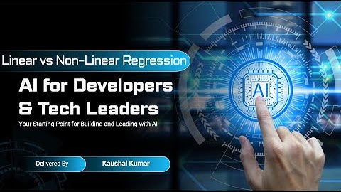 009| Linear vs Non-Linear Regression in ML.NET (Concept)