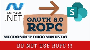 Azure @ Enterprise - ROPC Flow in Azure AD to Access SharePoint