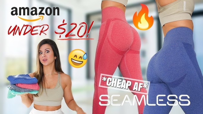 TRYING 'S BEST SEAMLESS BUM LIFTING LEGGINGS UNDER $25