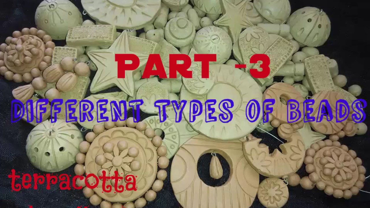 Terracotta Jewellery Part 3 Different Types Beads Telugu