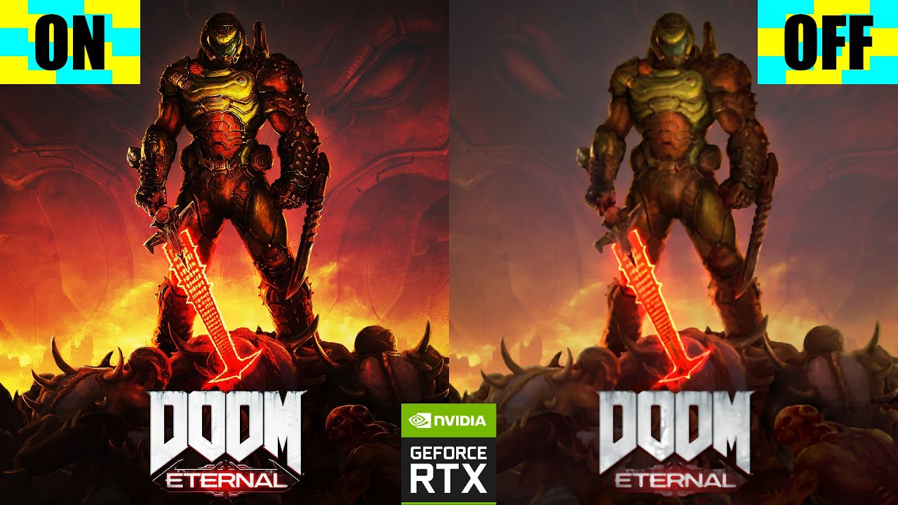 DOOM Eternal RTX On vs Off