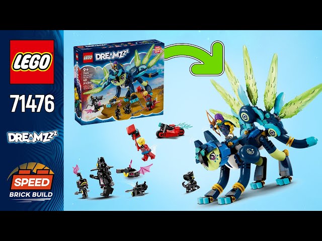 LEGO DREAMZzz Zoey and Zian the Cat-Peacock (71476) Step-by-Step