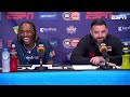 Adam Forde & Tahjere McCall post-game press conference (Round 7, 2023/2024)