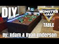 DIY Monster Jam Play Table!!! Done by Adam & Ryan Anderson!