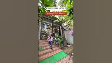 Hidden Garden 🪴⛲️Cafe in 📍Madhyamgram 😍|| Kali puja Pandal Hopping in 📍Madhyamgram  #sodepur