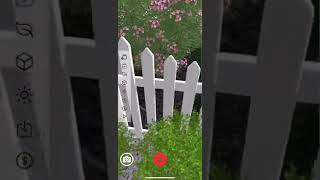 Virtually Try-on a white picket fence for your yard with DreamzAR screenshot 2