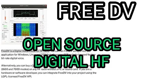 FreeDV is a Digital Voice mode for HF radio