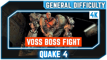 Quake 4 in 4K - Voss Boss Fight - General Difficulty - Hi Def Mod