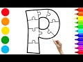 How to Draw Letters, ABC, A to Z | step by step