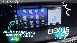 20142019 Lexus GS | Apple CarPlay & Android Auto Retrofit for Original Screen | Installation & Demo