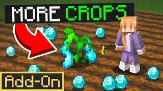 20 NEW Crops to Grow in Minecraft Bedrock with More Crops Addon screenshot 2