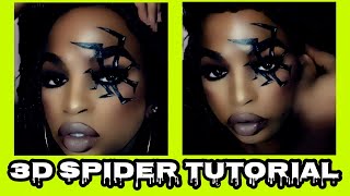 3D SPIDER HALLOWEEN LOOK ATTEMPT  *AALIYAH JAY INSPIRED*