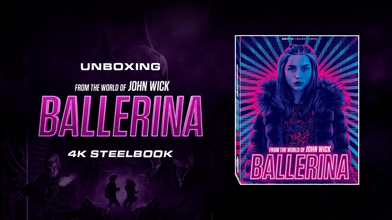 Unboxing Ballerina 4K Steelbook ft. Carlos Huerta